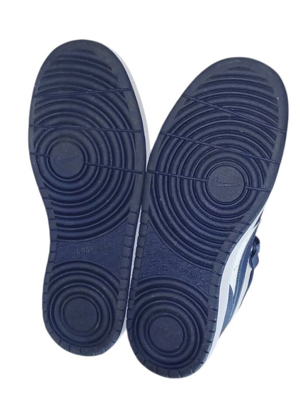 Nike Court Borough Mid Sneakers   Blue White  Like New - Picture 3 of 4